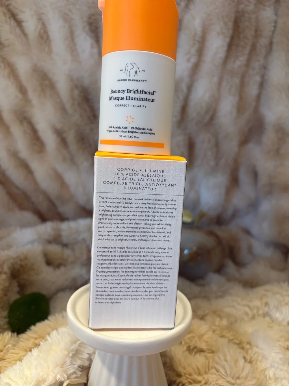 Drunk Elephant Bouncy Brightfacial Brightening Mask - 1.69 fl oz